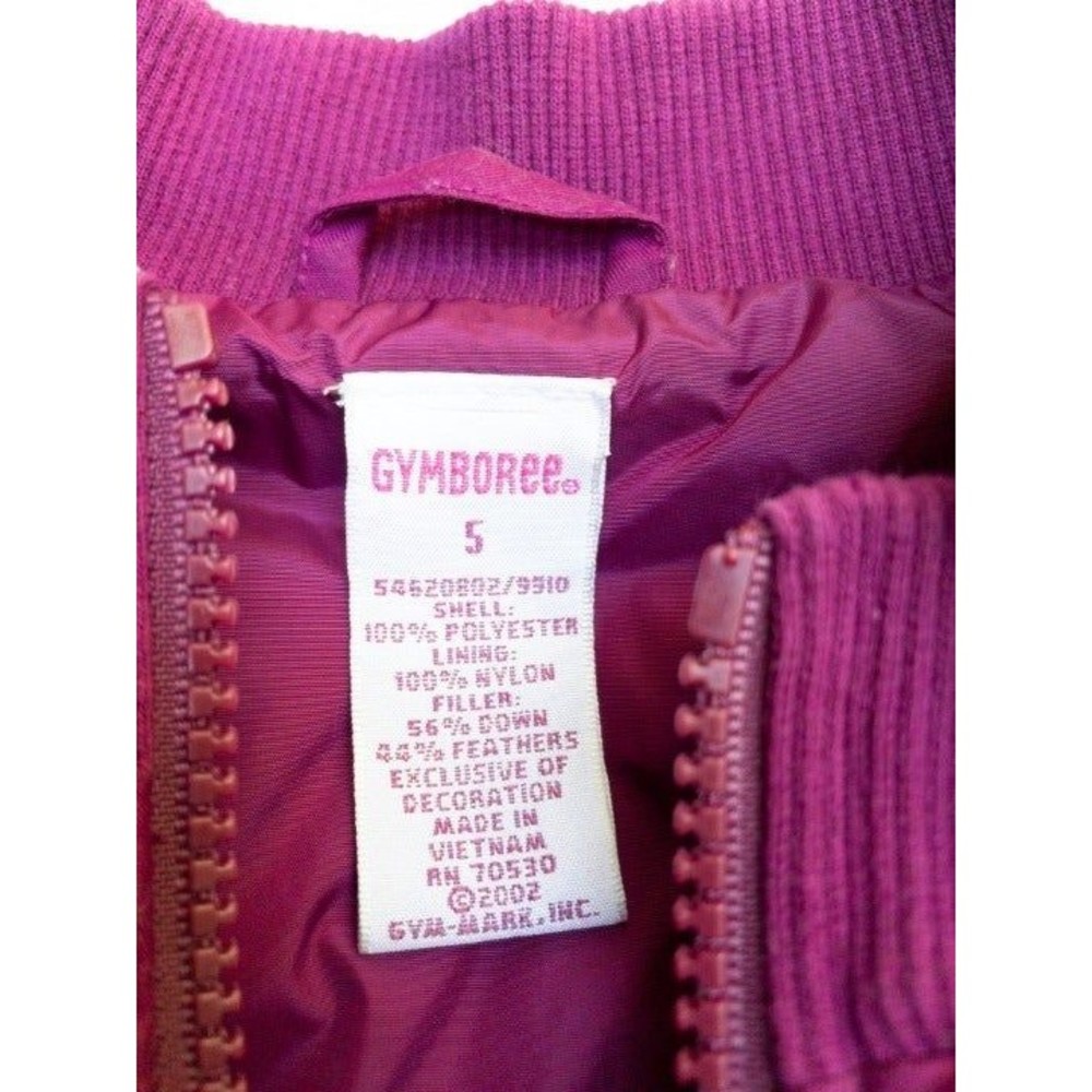 Girls Gymboree Down Puffer Vest Sz 5 - Picture 2 of 6